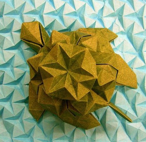 Origami Star Turtle Handmade Origami Drawings Tutorial [Animal Origami Atlas]