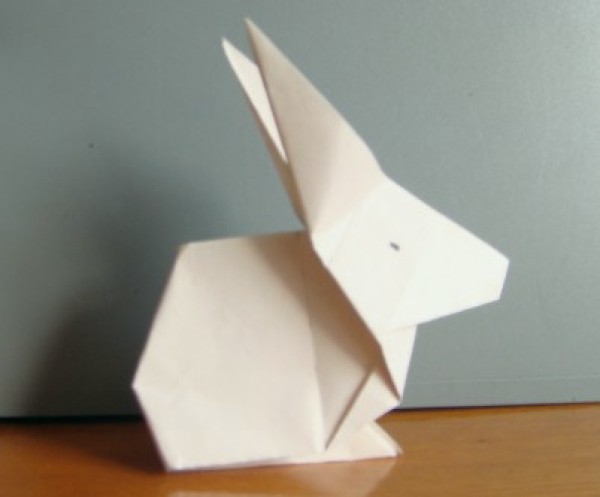 Cute origami bunny tutorial