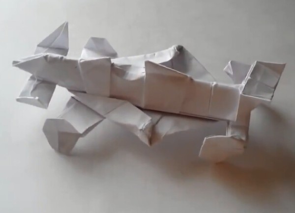 Origami F1 racing car handmade video tutorial