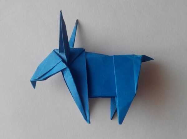 Origami Encyclopedia: Exquisite Origami Goat Folding Tutorial