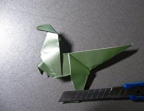 Dinosaur Origami Simple Illustrated Tutorial—Origami Complete Illustrated Series