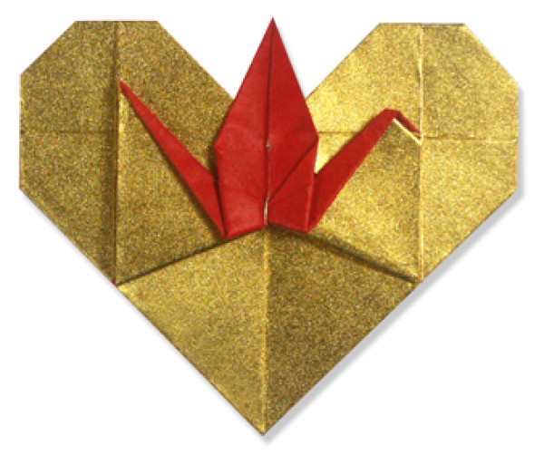 Origami Crane Origami Heart Handmade Origami Illustrated Tutorial