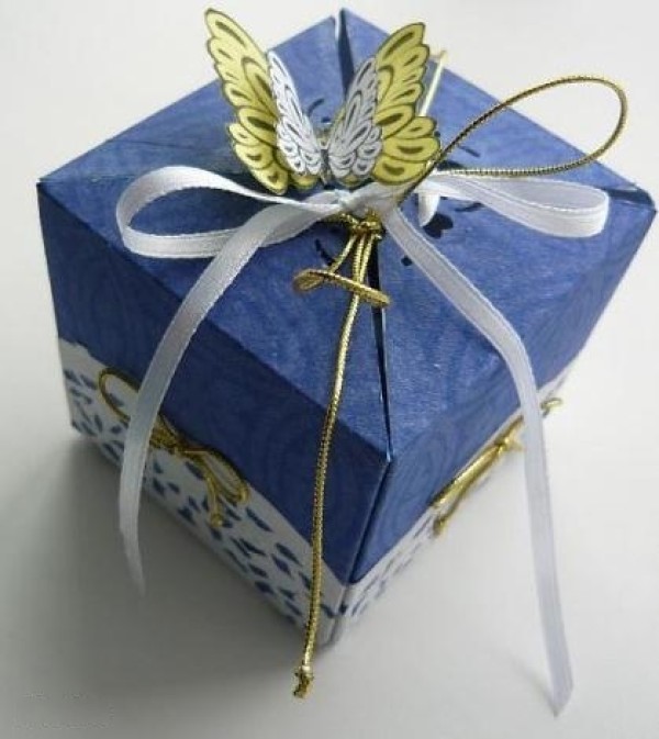 Practical holiday handmade origami DIY gift box handmade origami tutorial