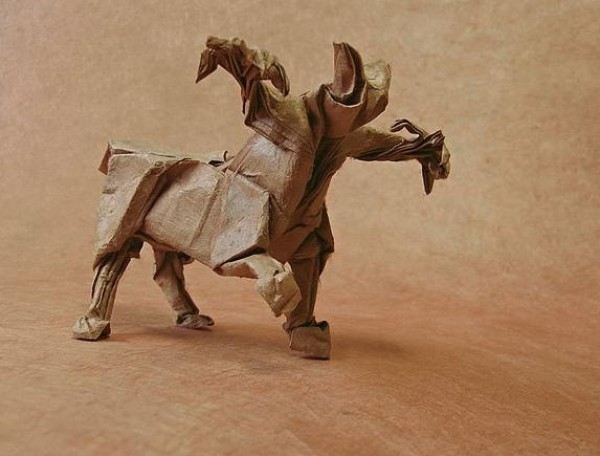 Centaur origami tutorial—Noboru Miyajima