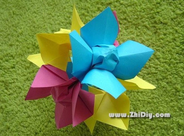 Origami Jasmine Paper Flower Tutorial