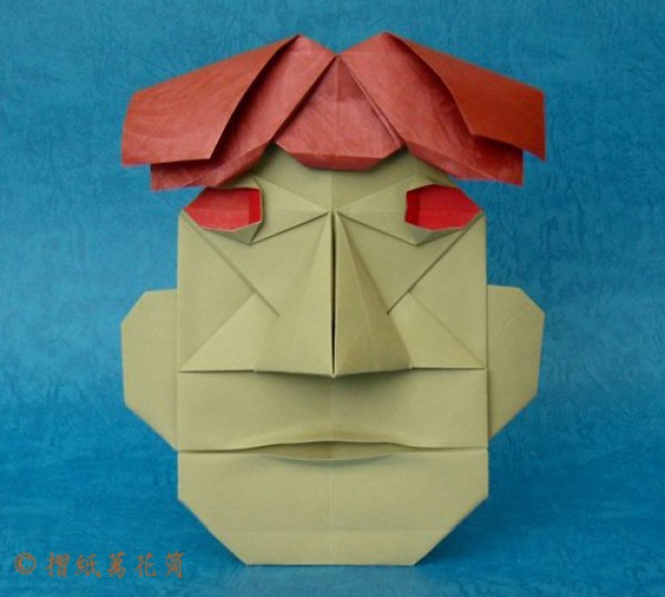 Origami Face Manual Origami Tutorial—Jose