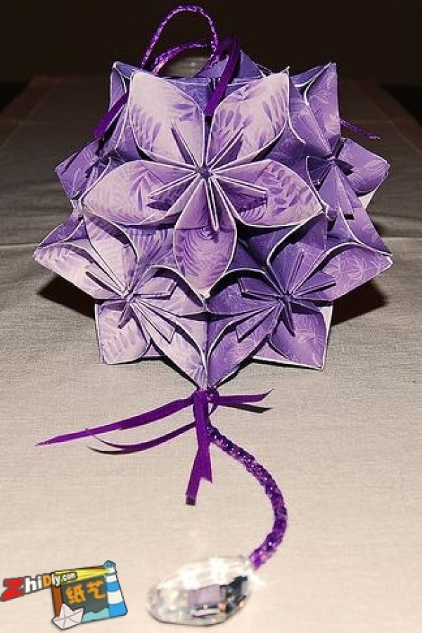 Paper flower origami flower appreciation