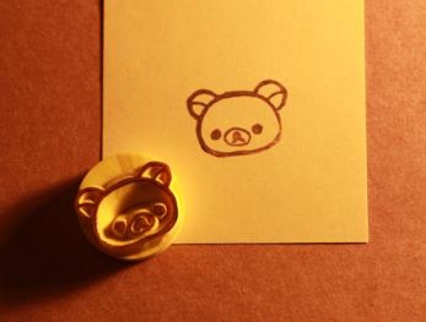 Rilakkuma rubber stamp material pattern layout cute Rilakkuma set