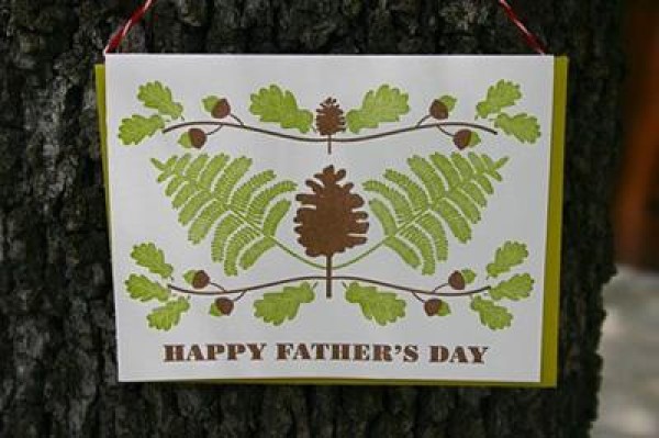 Fathers Day paper art card design (2)