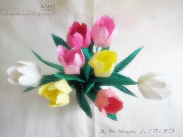 Shimizu Mays origami tulips·origami tulips