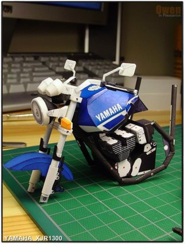 Appreciation of Paper Model Motorcycle