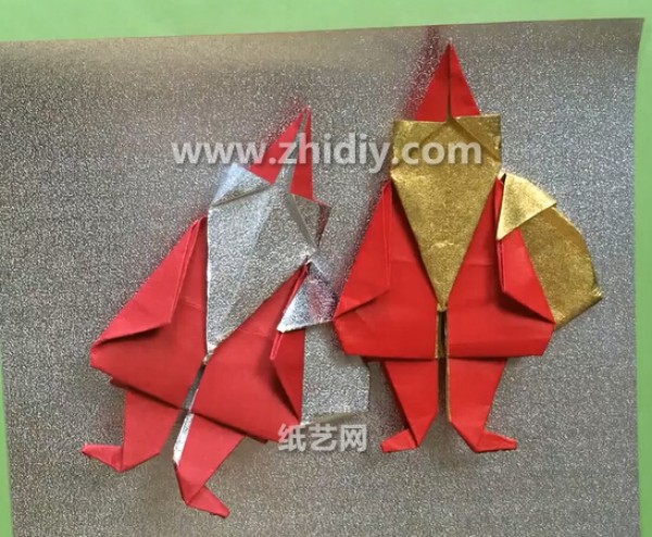 Christmas Santa Claus Origami Handmade Tutorial