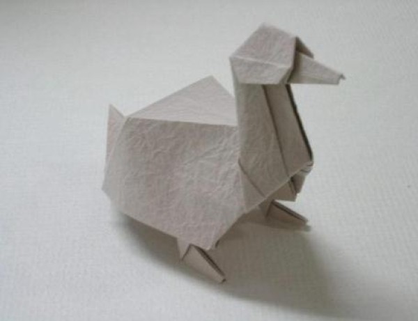 Handmade duck origami physical picture tutorial—Kyu-seok Oh