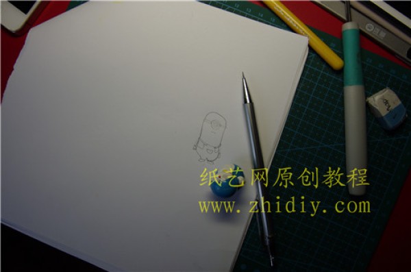 Rubber stamp tutorial for beginners Minions