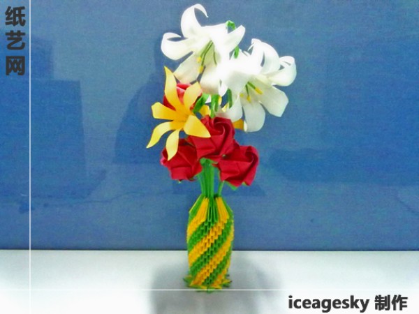 iceagesky warm winter origami lily