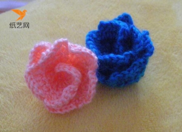 Analysis of hand crochet DIY rose flower tutorial