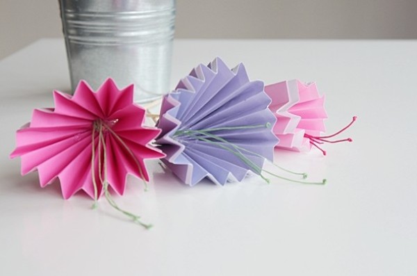 Simple origami flower carnation handmade origami illustrated tutorial