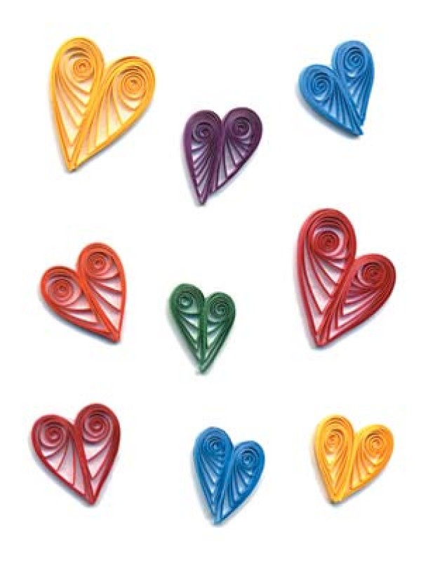 Appreciation of paper quilling works [can be used as a reference for paper quilling production]