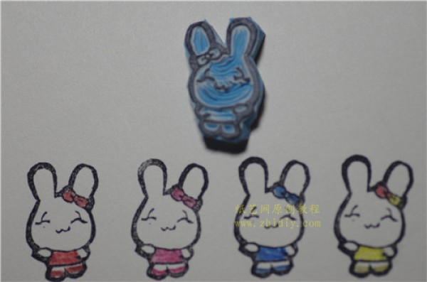 Rubber Stamp Beginner Tutorial Little Rabbit