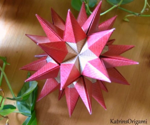 Origami paper ball flower collection Starlight lantern handmade origami flower ball collection