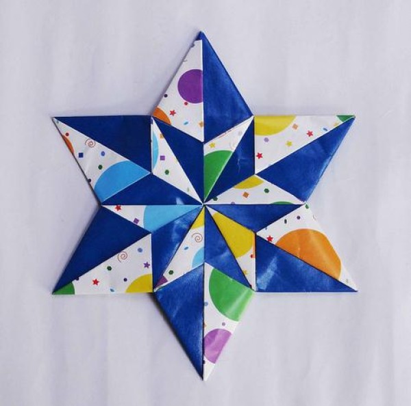 Hexagram Star Module Origami Pattern Tutorial—Carmen Sprung