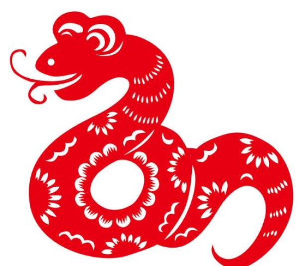 Cartoon Year of the Snake Paper-cut Snake Patterns and Tutorials