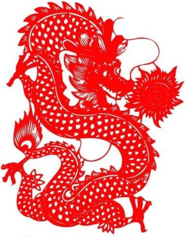 The latest 2012 Year of the Dragon paper-cut patterns and tutorials