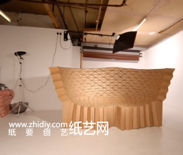 Origami sofa by Lazerian Studio