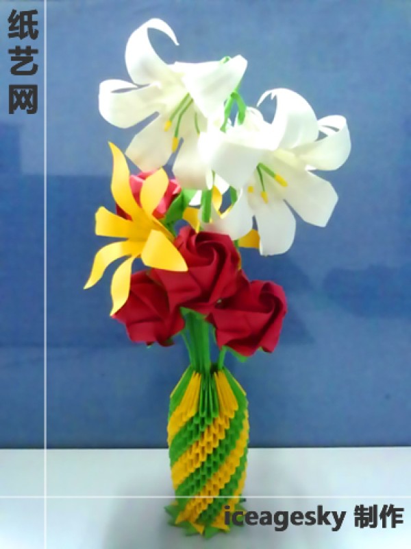 iceagesky warm winter origami lily