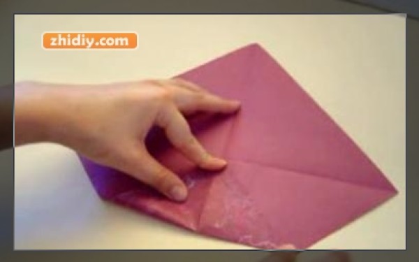 Origami lotus making paper flower tutorial