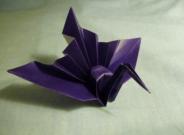 Modified origami crane origami drawing tutorial