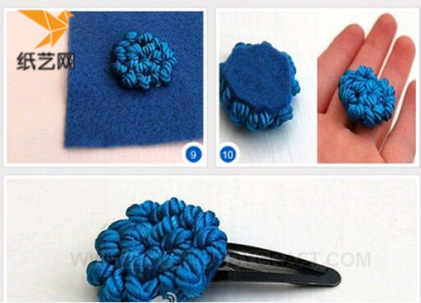 Illustrated tutorial on making simple knotted hairpins by hand