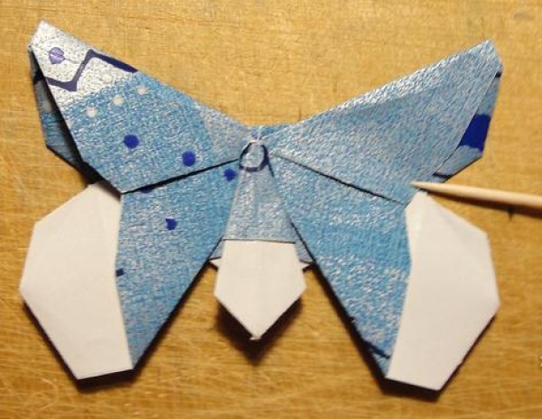 Origami Butterfly Illustrated Tutorial