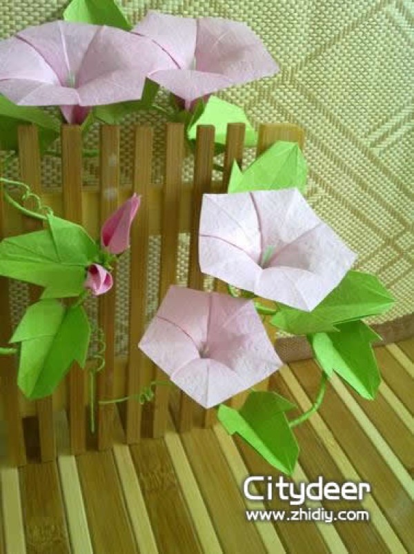 origami morning glory by citydeer