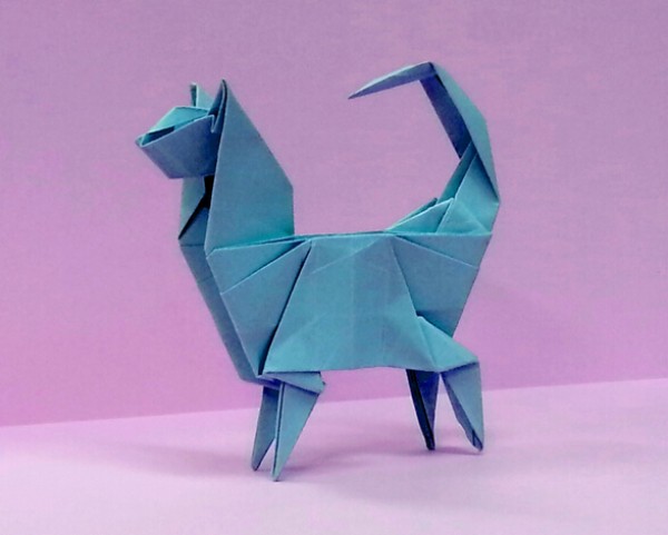 Origami Encyclopedia - 3D Origami Kitten Manual Origami Tutorial