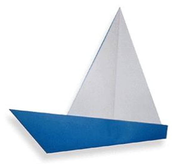 Quick tutorial on simple handmade origami yacht