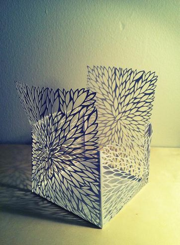 Rachael Ashe paper cutting and carving art works