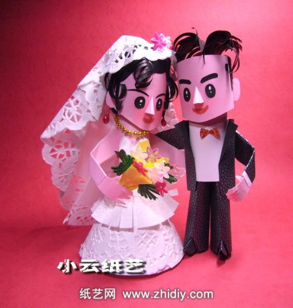 Xiaoyun-themed paper sculpture New Years Wedding