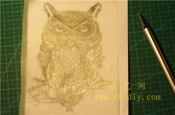 Rubber Stamp Beginner Tutorial Owl