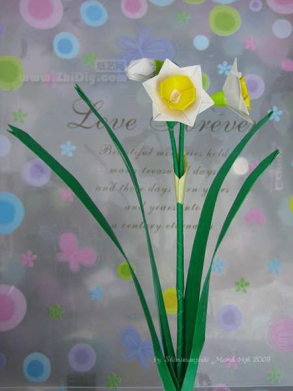 Shimizu May’s origami daffodils