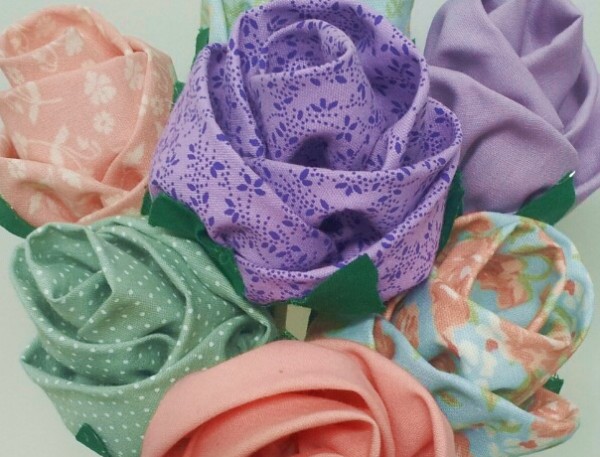 Fabric Rose Handmade DIY Video Tutorial