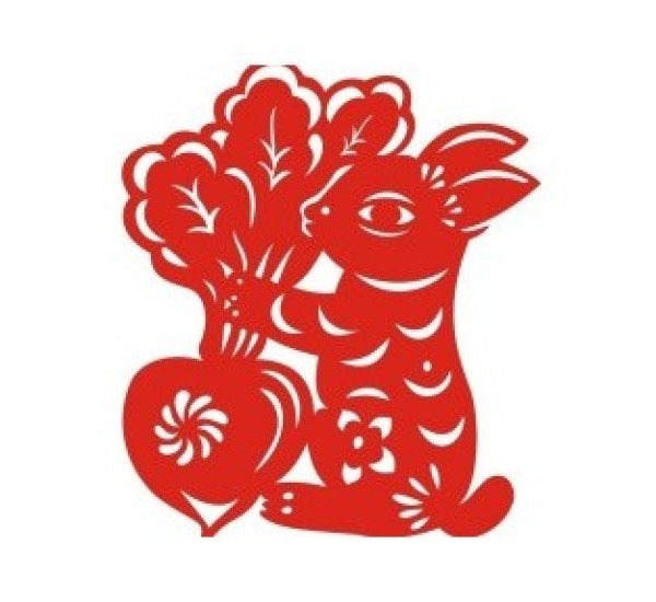 A complete collection of auspicious rabbit paper-cut patterns for the Year of the Rabbit