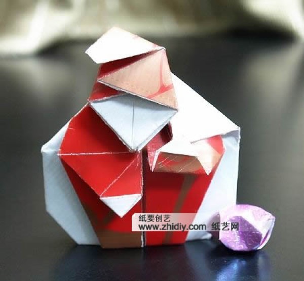 Origami Backpack Santa Claus Real Picture Making Tutorial