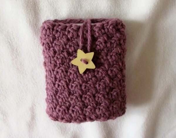 Crochet mobile phone case handmade video tutorial