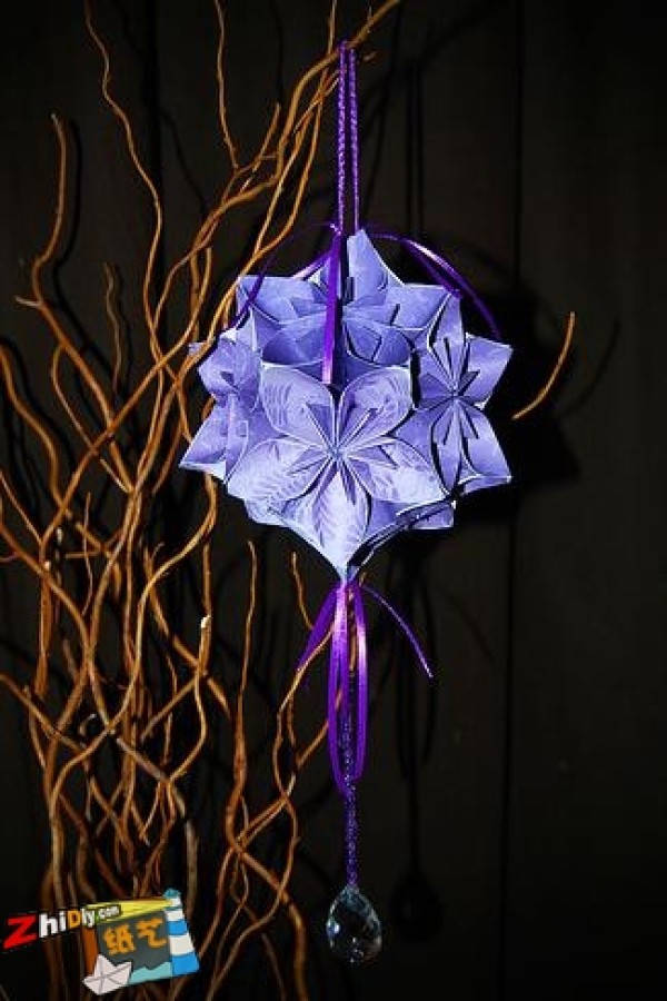 Paper flower origami flower appreciation