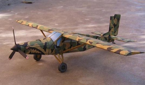 [Paper Model] Pilatus Turbine Transporter PC-6 Paper Model Download and Illustrated Tutorial