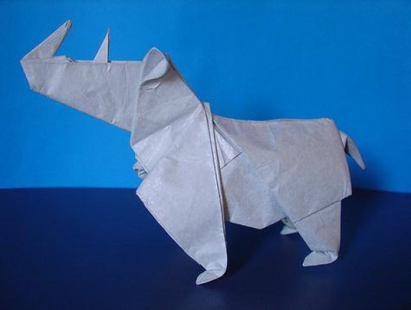 Origami Rhino Origami Tutorial - Jim Adams