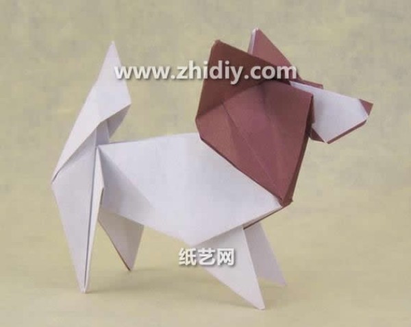 Video tutorial for handmade origami butterfly dog