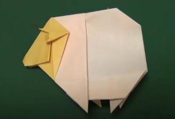 Origami Encyclopedia: Video Tutorial on How to Fold a Simple Origami Sheep