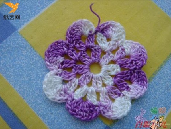 Handmade crochet Christmas gift decorative butterfly